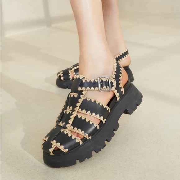 Loeffler Randall Shoes - LOEFFLER RANDALL Talia Caged Sandals 9.5
